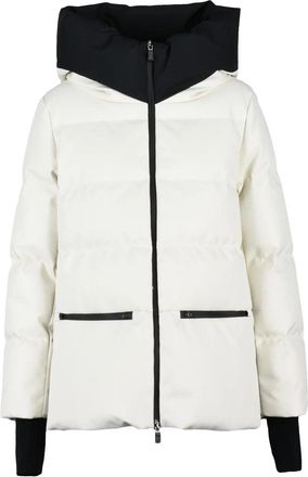 Herno Laminar Down Jacket Zip - White/Black