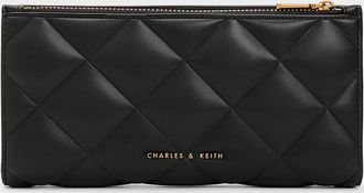 Charles & Keith Danika Quilted Long Wallet