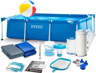 OEM Piscina De Jard&iacute;n Con Estructura 260 X 160 X 65 Cm 15 En 1 Intex 28271