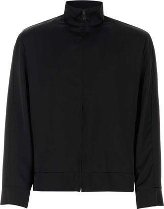 Valentino Garavani Mens Black Satin Sweatshirt viscose - Size EU 50 (Mens)