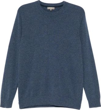 N.Peal shoreditch sweater - men - Organic Cashmere - S - Blue