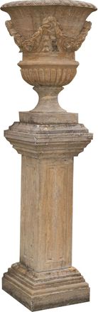 Biscottini International Biscottini - Jarr&oacute;n Con Base De Piedra L65xpr65xh198 Cm