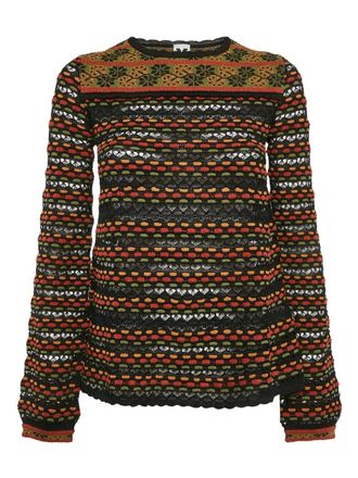 Missoni Pointelle gebreide top - Zwart