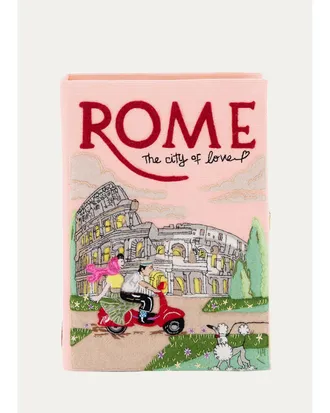 Olympia Le-Tan Voyages Rome City Book Clutch Bag