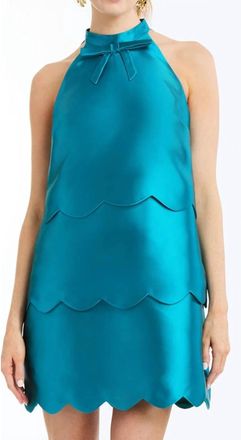 Mestiza New York Cannes Convertible Mini Dress In Blue