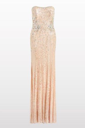 Jenny Packham Topaz Dress in Sugar at Nordstrom, Size 12 Uk