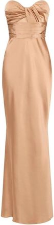 Elisabetta Franchi Rode Loper Jurk - Dames - Avondkleed - Roze - S - Polyester - Kleedjes