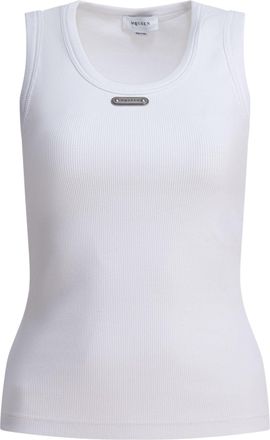 Alexander McQueen Cut & Sew Top Top Bianco-Donna