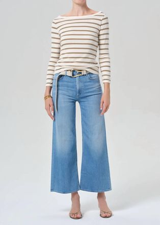 Citizens Of Humanity Lyra Wide Leg Crop Jeans In Andante