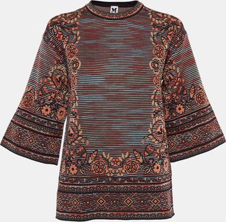 M Missoni Multicolor Patterned Knit Top