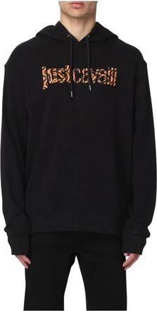 Just Cavalli Hoodies - Heren - Hoodies - Zwart - M - Hoodies & sweatvesten