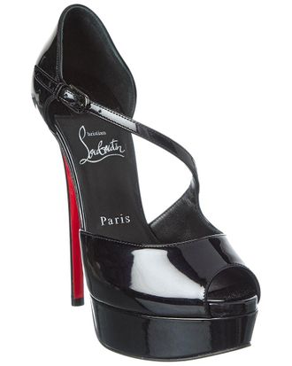 Christian Louboutin Miss Zigourata Alta 160 Patent Platform Sandal