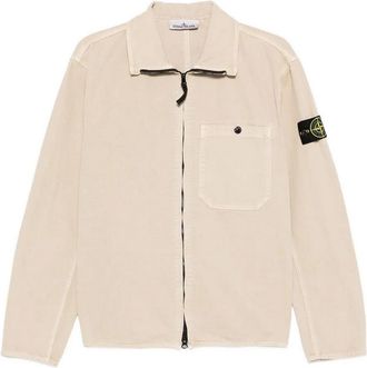 Stone Island Comfort Overshirt With Zipper