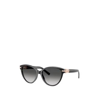 Tiffany & Co. Cat-eye zonnebril - Dames - Zonnebrillen - Zwart - 56 MM - Accessoires