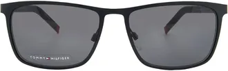 Tommy Hilfiger Grey Rectangular Mens Sunglasses TH 1716/S 0WIR/IR 57