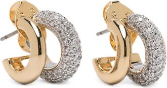 Kate Spade New York Crystal-embellished Huggie Earrings