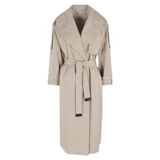 Max Mara Trench Coats, female, Beige, Size: XS Utrench Trench Coat
