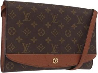 Louis Vuitton Pre-owned Cross Body Bag - Dames - Vintage Schoudertas - Bruin - ONE Size - Leer - Vintage
