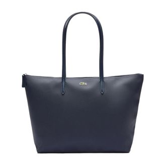 Lacoste Concept Large Zip Tote - Heren - Shoppers - Blauw - ONE Size - Polyester - Tassen