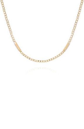Vince Camuto Pav&eacute; Crystal Curb Chain Necklace in Gold Tone at Nordstrom Rack