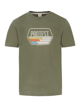 Protest T-Shirt PROTEST T-Shirt PRTSTAN, Herren, Gr. S, gr&uuml;n (artichoke gr&uuml;n), Obermaterial: 100% Baumwolle CO., Shirts T-Shirt