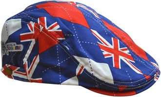 Royal & Awesome Trew Brit Golf Caps for Men UK, Funny Flat Cap, Novelty Golf Hat, Flat Caps for Men UK, One Size