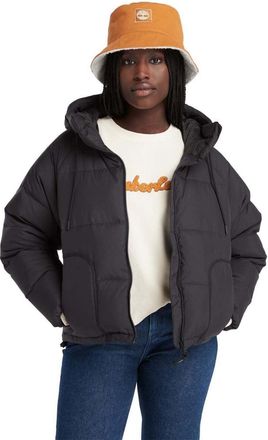 Timberland Womens Down Puffer Jacket in Black - Size X-Large