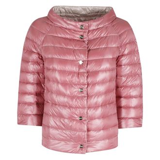 Herno Winter Jackets, female, Pink, Size: M Winter Jackets