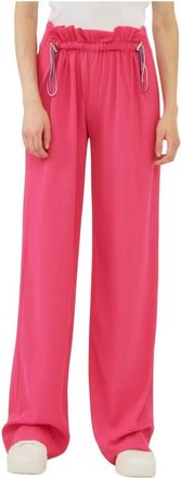 Silvian Heach Drawstring joggingbroek - Dames - Wijde Broeken - Roze - S - Broeken