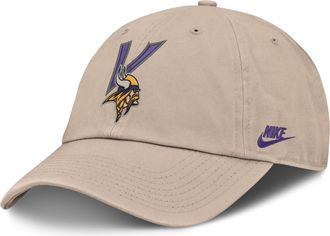 Nike Minnesota Vikings Rewind Club Nike Mens NFL Adjustable Hat in Brown | NF0205Y9M-RCU