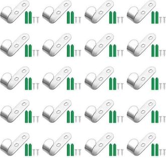 OEM Paquete De 20 Ganchos Para Lonas De Remolque, 44 X 21 X 16 Mm, Sujetadores De Lona, Ganchos Para Lonas De Remolque, Accesorios Para Remolques De Coche