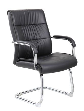 Serena Silla De Oficina Toowoomba, Sillas De Sala De Espera Con Reposabrazos Para Oficina, Silla De Espera Ergon&oacute;mica, Cm 66x59h98, Negro