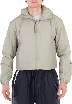 Rains Lohja Short Jacket In Earth