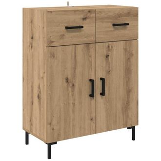 vidaXL Sideboard Artisan Oak 69.5 x 34 x 90 cm Engineered Wood vidaXL