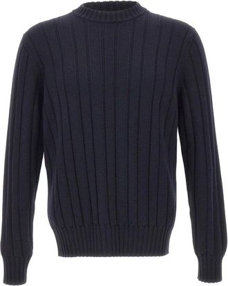 FILIPPO DE LAURENTIIS Truien & Vesten, Heren, Blauw, 2Xl, Wol, Merino Wol Trui