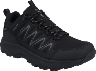Hi-Tec Stealth Low Mens Black/Dark Grey Hiking Boots - Size UK 11