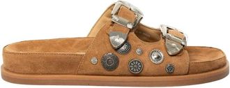 Strategia F42 Sandalo Slide - - Shoes - Donna - Marrone - 38 EU