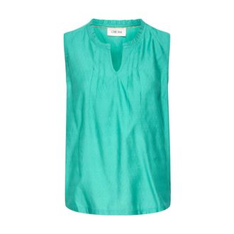 Cream Top senza maniche - - Tops - Donna - Verde - S