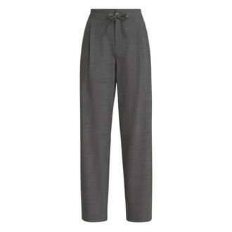Brunello Cucinelli Broeken, Dames, Grijs, L, Straight Broeken