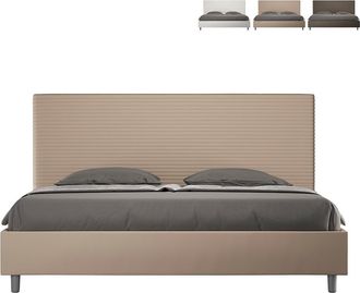Itamoby Cama Matrimonial Contenedor Doble King Size 180x200 Focus K Color: Beige - Versi&oacute;n: Modelo Est&aacute;ndar