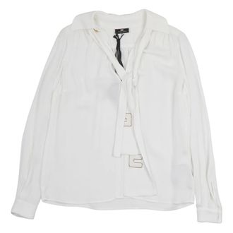 Elisabetta Franchi Blouses, female, White, Size: S Blouse