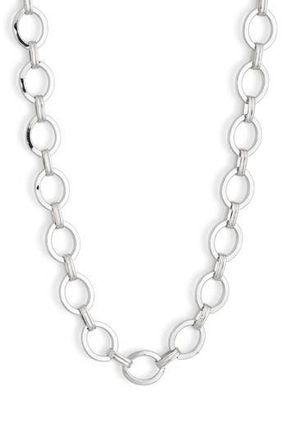 Leith Oval Link Necklace in Silver at Nordstrom Rack
