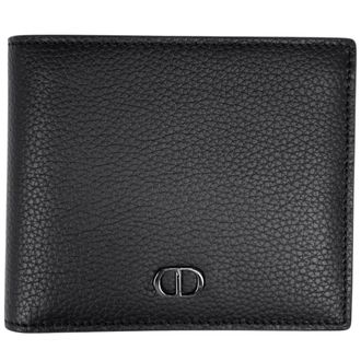 Dior Black Leather Wallet (Bi-Fold) (Pre-Owned)