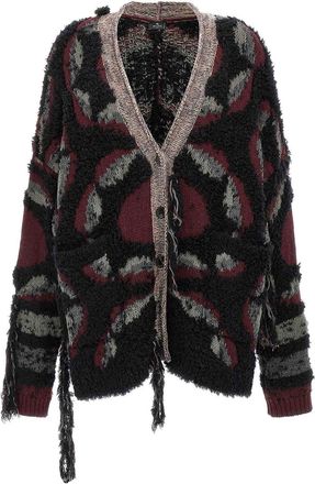 Etro Fringed Oversized Cardigan
