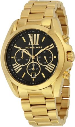 Michael Kors Bradshaw Chronograph Horloge - Dames - Horloges - Geel - ONE Size - Accessoires