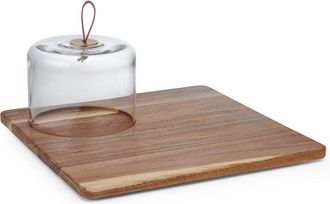 Mikasa Glenwood Square Serve Board With Cloche