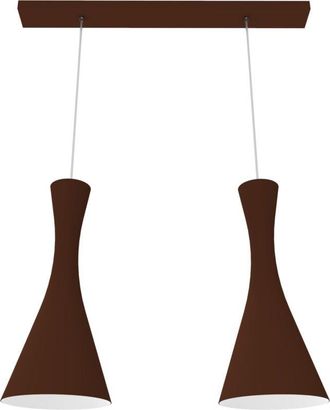 Lumicom Jaqueline L&aacute;mpara De Techo Lineal Corten Hoja