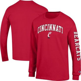 Champion Mens Champion Red Cincinnati Bearcats Arch Over Logo 2-Hit Long Sleeve T-Shirt at Nordstrom, Size X-Large