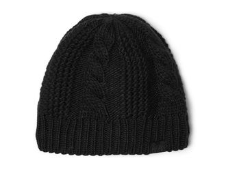 The North Face Oh Mega Lined Beanie Traditional Womens Hats TNF Black, Polyester