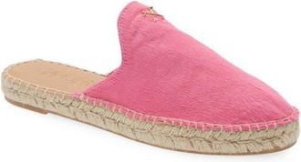 G/Fore Metal Tees Genuine Calf Hair Espadrille Mule in Knockout Pink at Nordstrom, Size 10